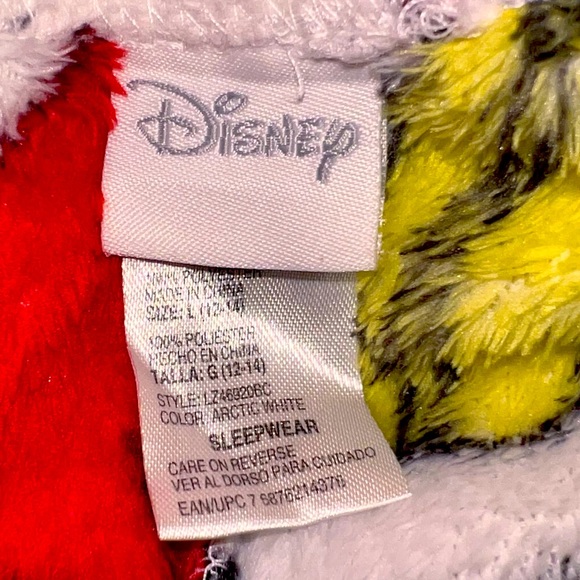 Disney Fleece Mickey Mouse Lounge Pajama Pants Size Large - Picture 5 of 5